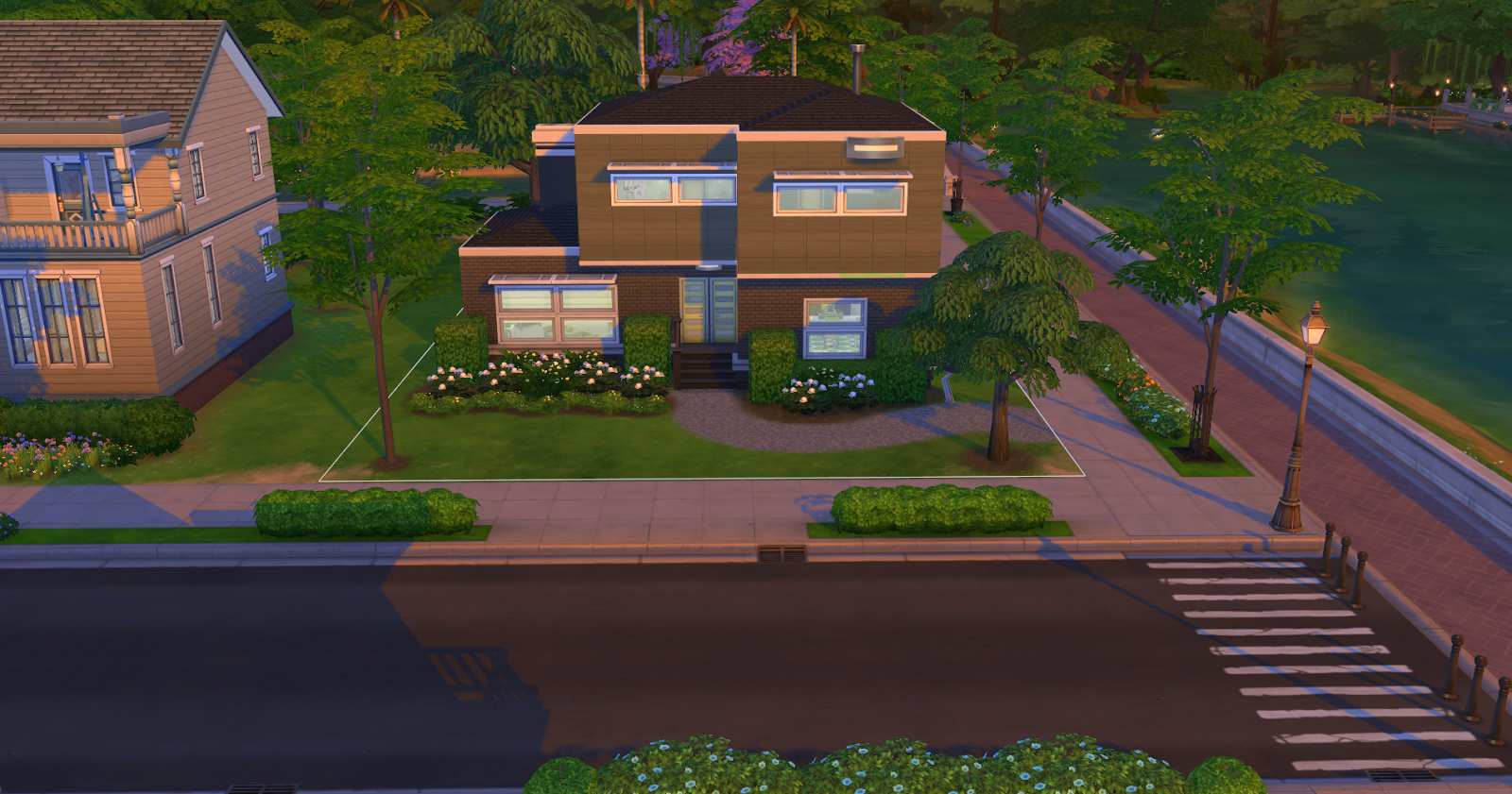 Sims 4 Builds MidMod SplitLevel (Sims 4 House)